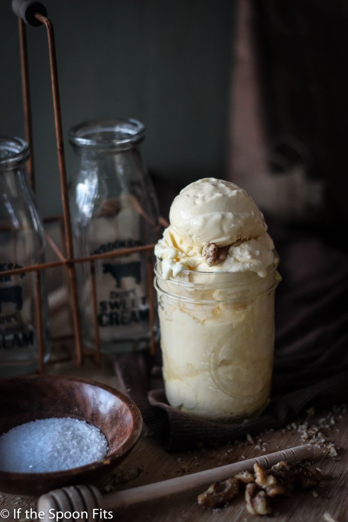 Salted Honey Frozen Yogurt